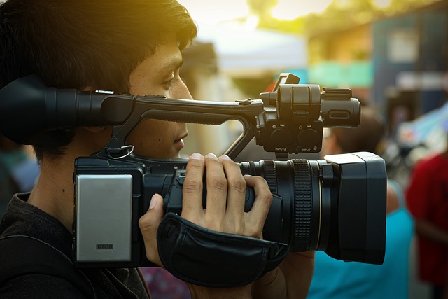 camcorder, cameraman, video